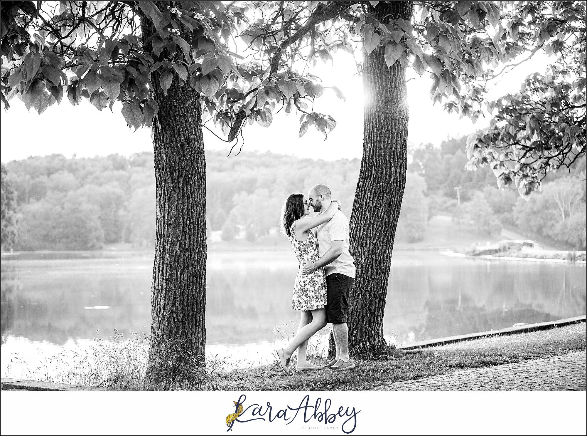 Summer Engagement Session at Twin Lakes Park in Greensburg PA