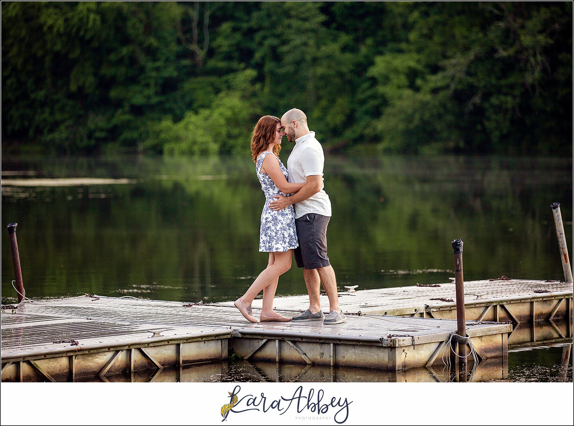 Summer Engagement Session at Twin Lakes Park in Greensburg PA