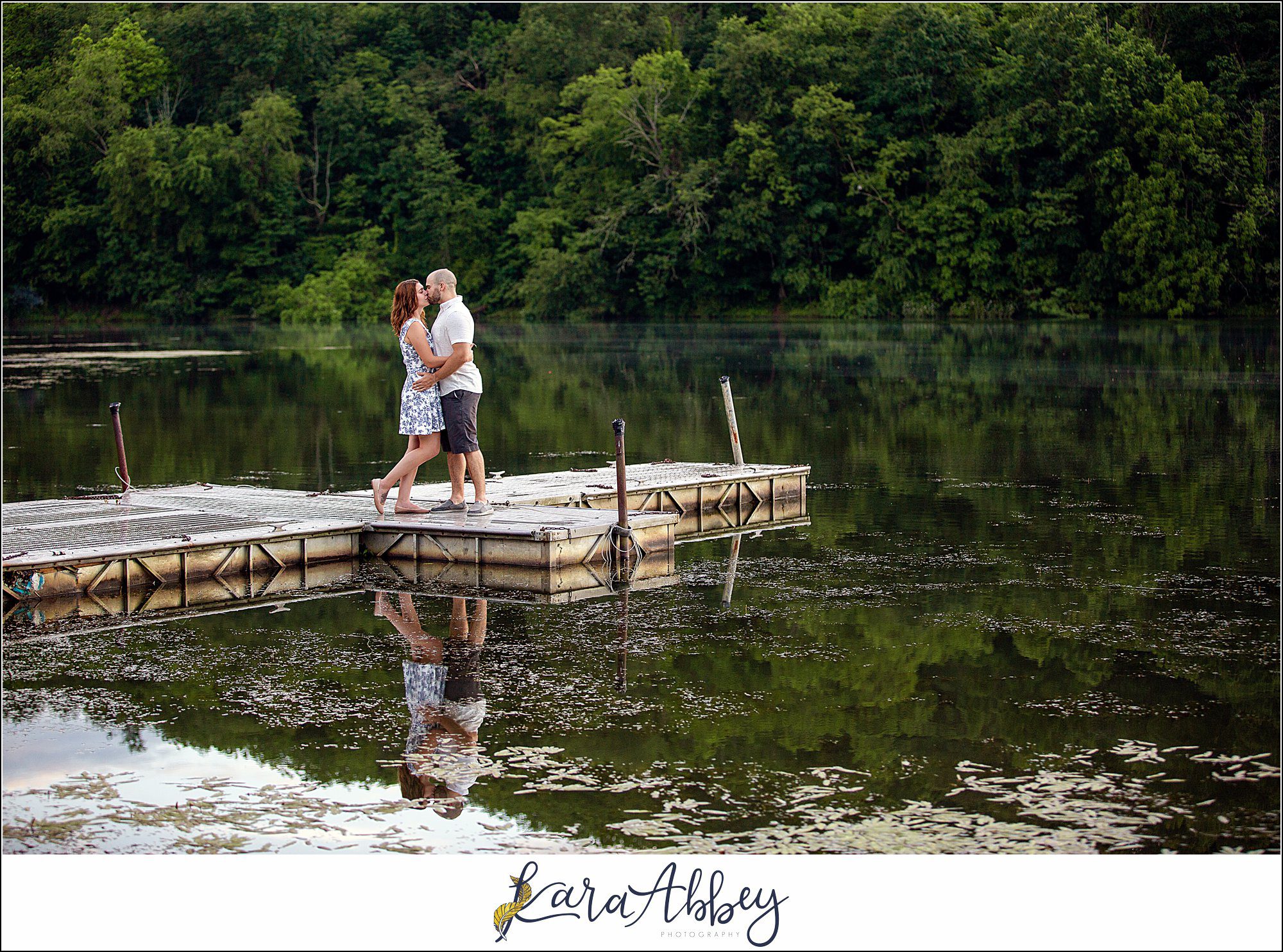 Summer Engagement Session at Twin Lakes Park in Greensburg PA