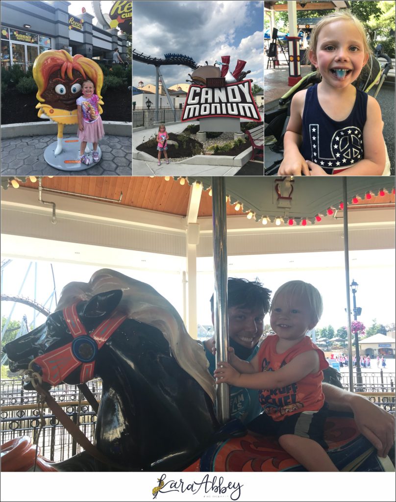 The Adventuring Abbeys go to Hershey Park in Hershey, PA