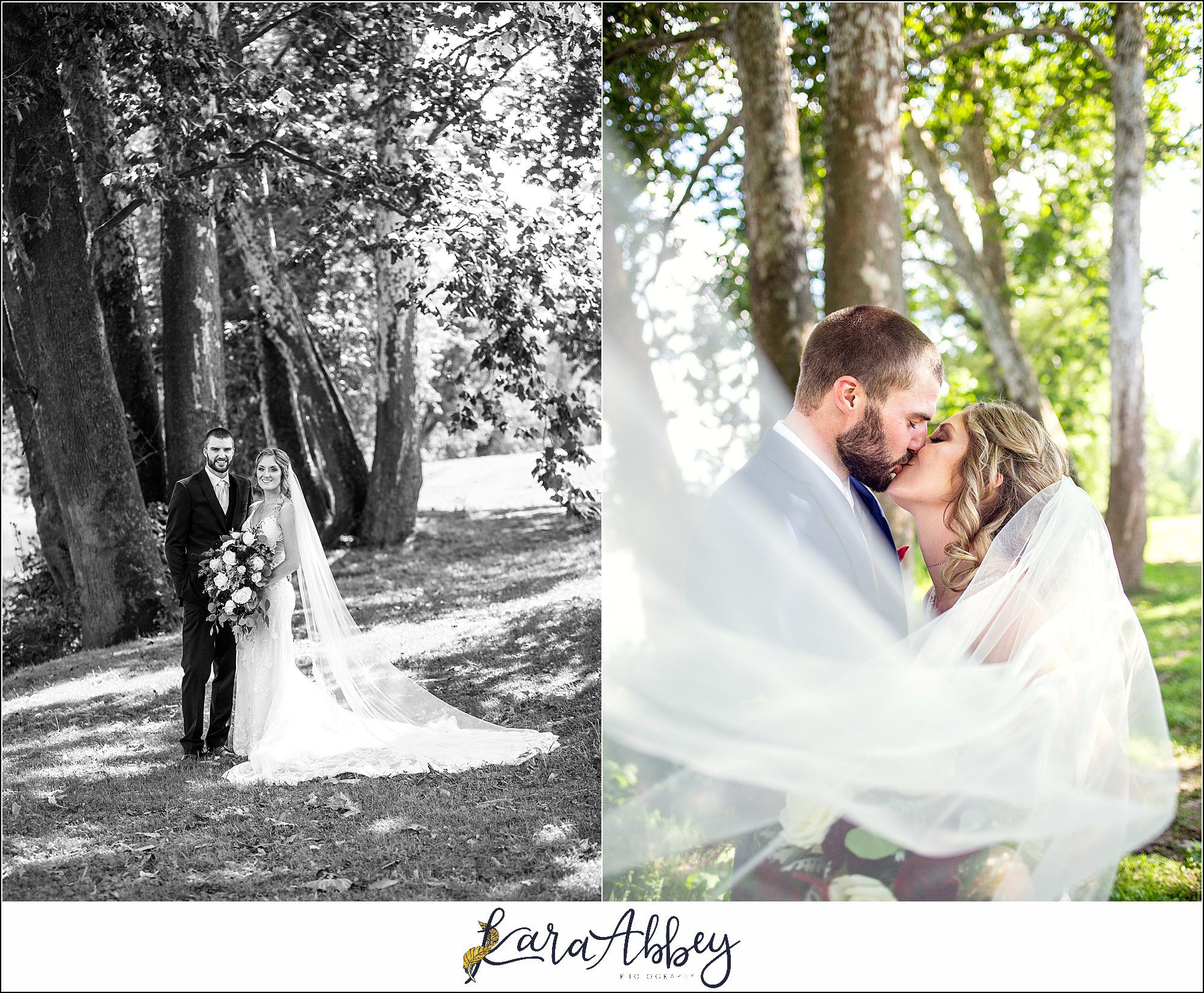 Backyard Red and Navy Summer Wedding on Private Property in PA - Bride & Groom Portraits