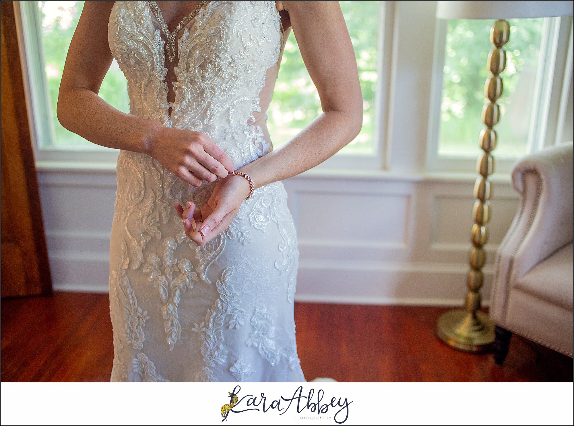 Backyard Red and Navy Summer Wedding on Private Property in PA - Bridal Details