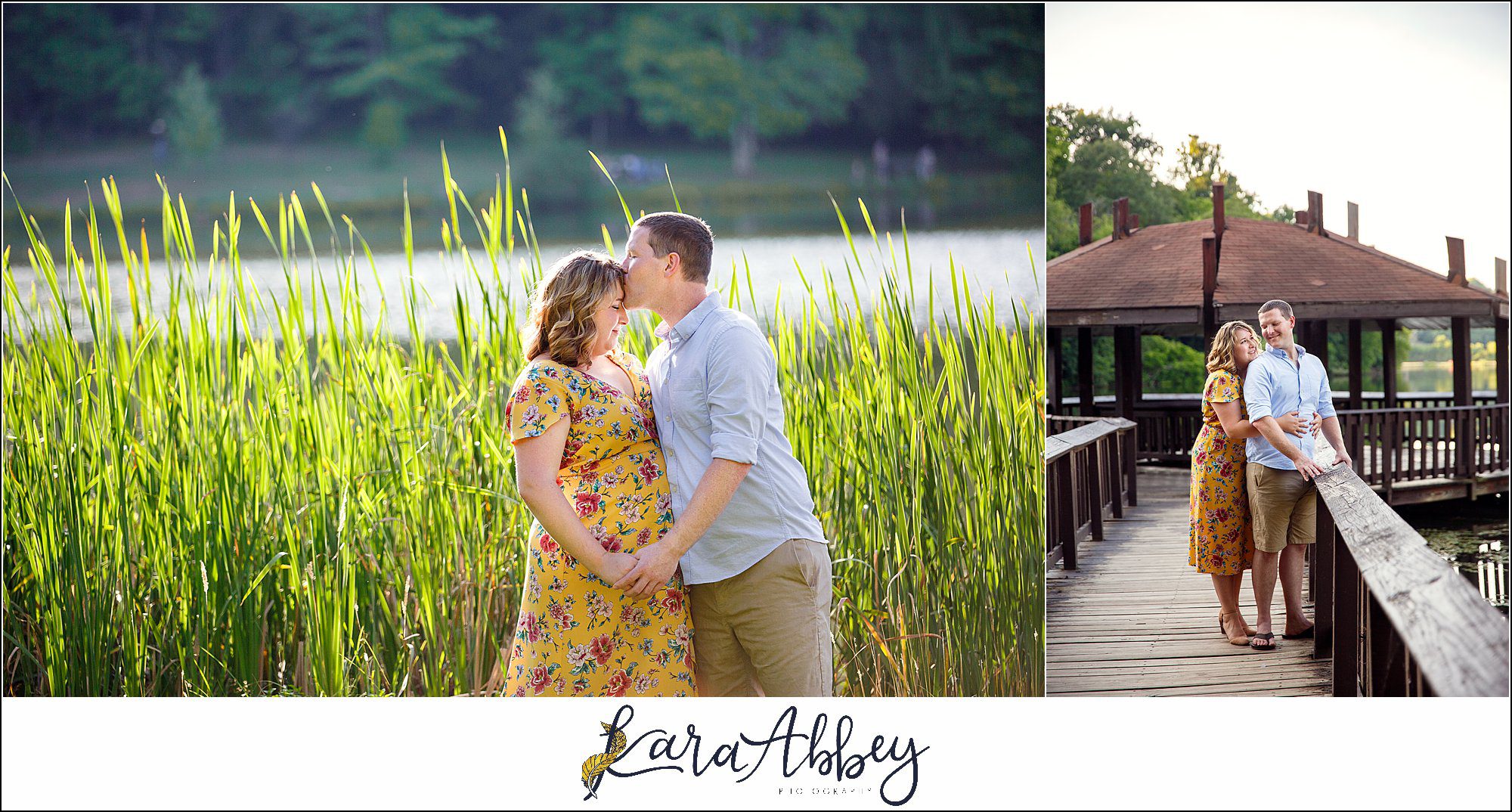 Summer Engagement Photos at Twin Lakes Park in Greensburg PA