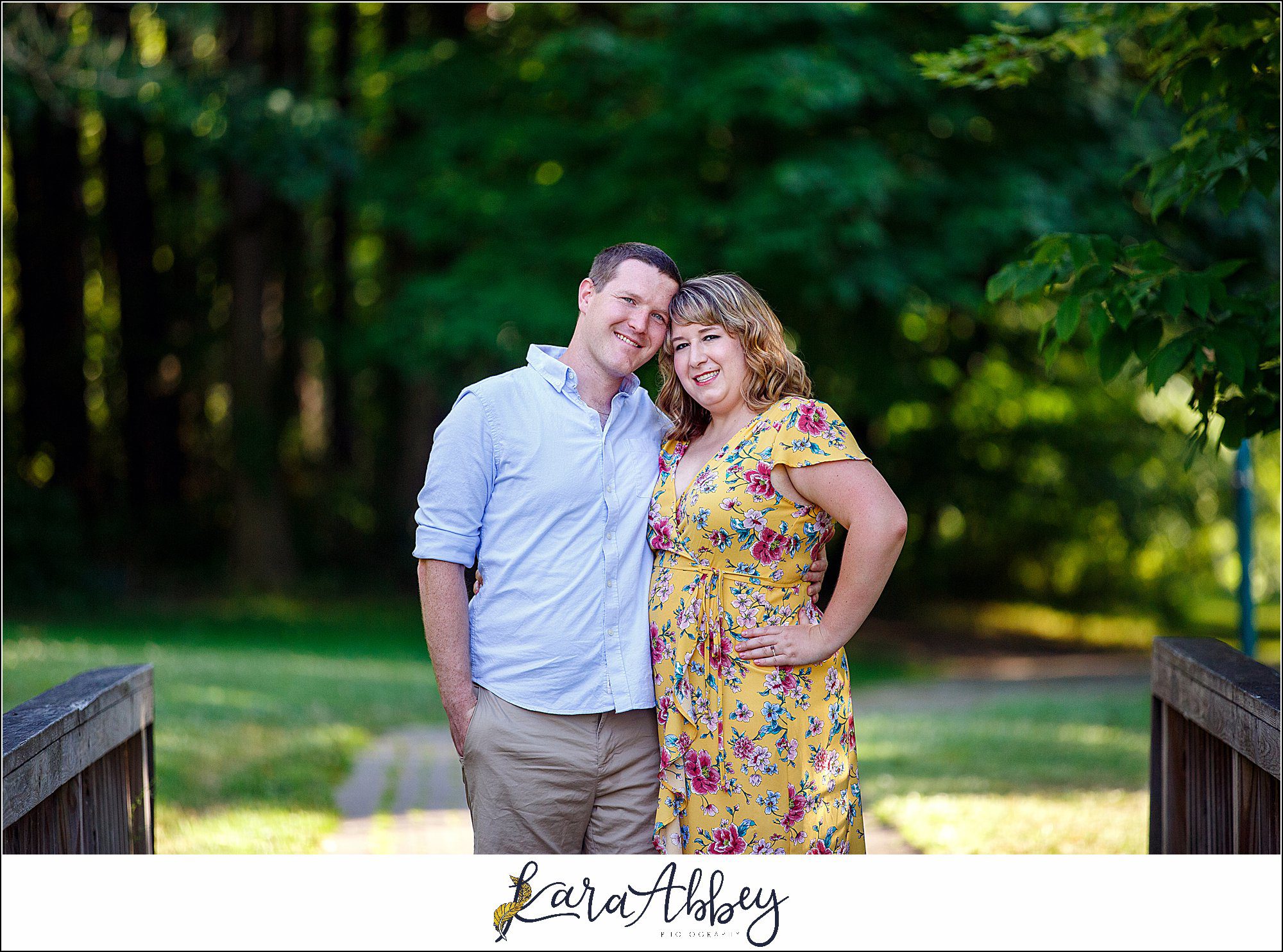 Summer Engagement Photos at Twin Lakes Park in Greensburg PA