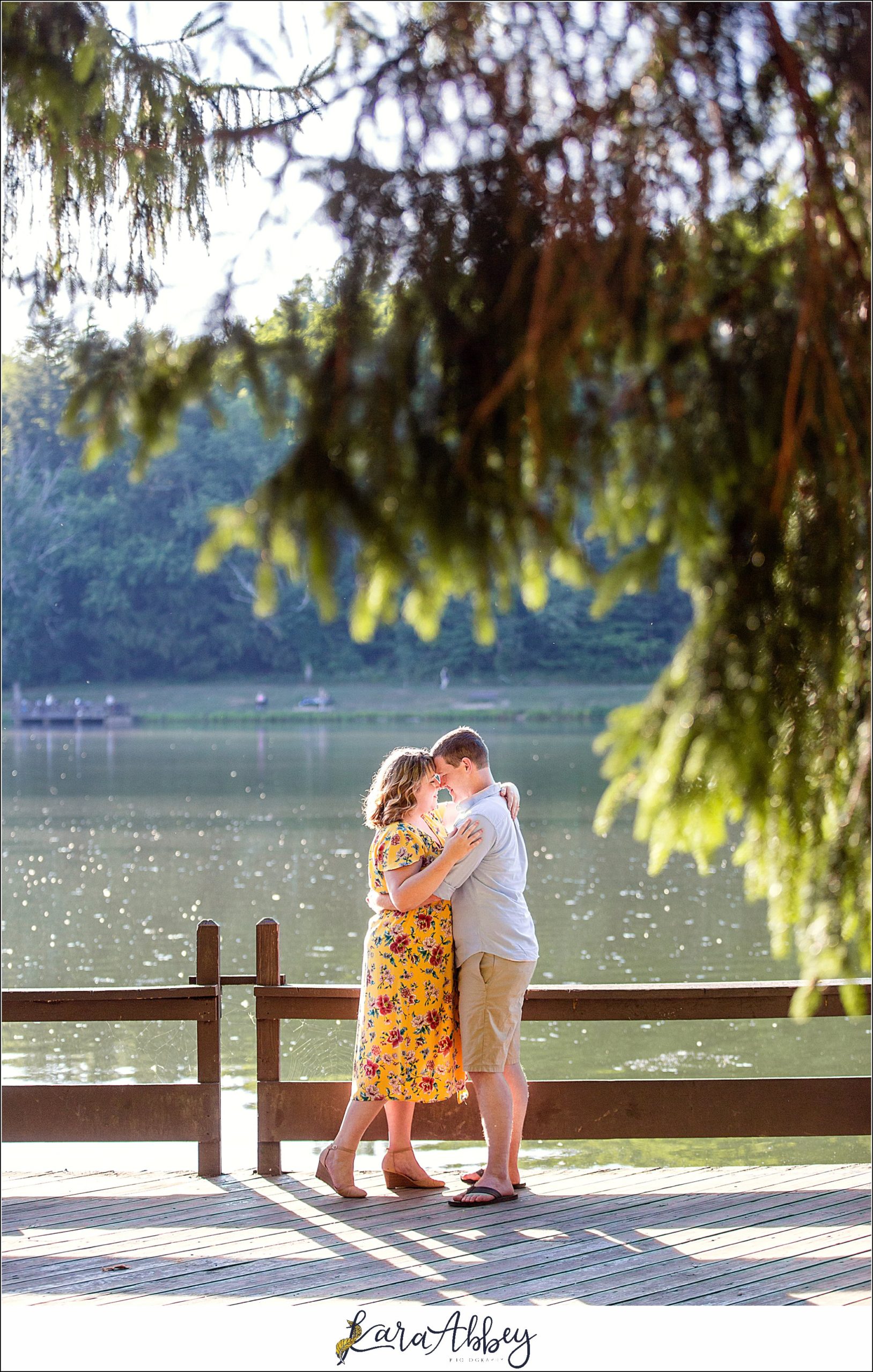 Summer Engagement Photos at Twin Lakes Park in Greensburg PA