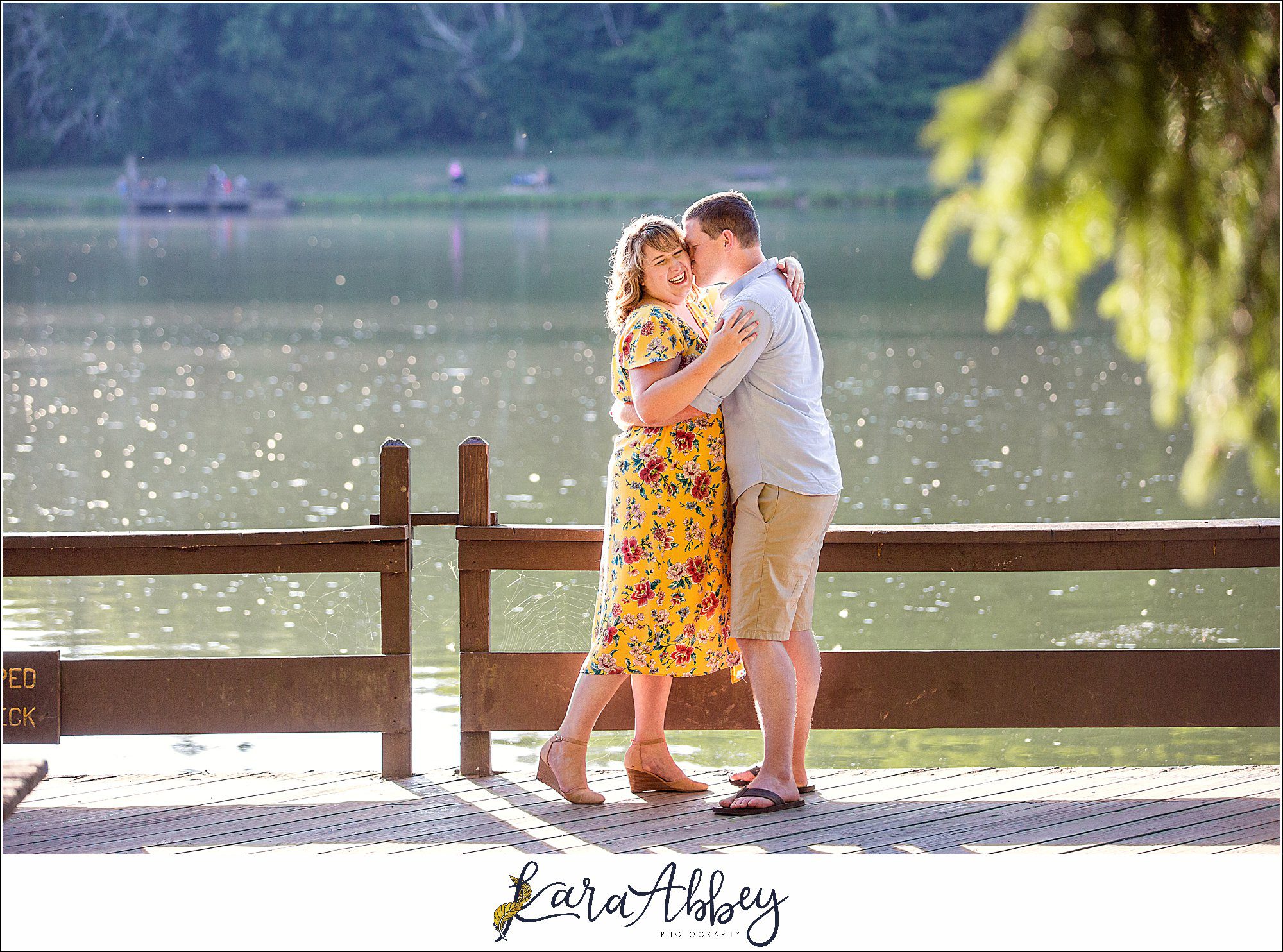 Summer Engagement Photos at Twin Lakes Park in Greensburg PA