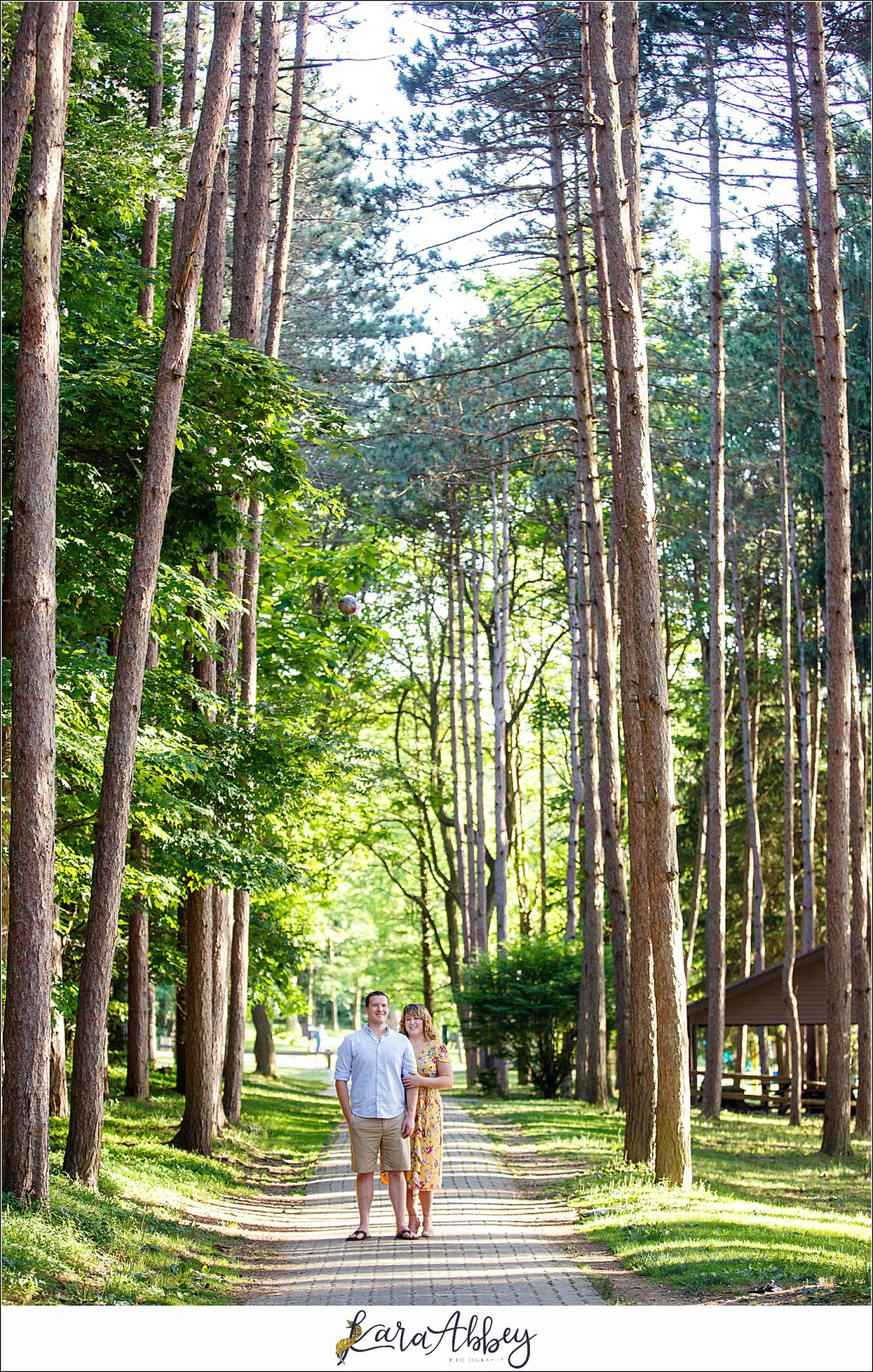 Summer Engagement Photos at Twin Lakes Park in Greensburg PA