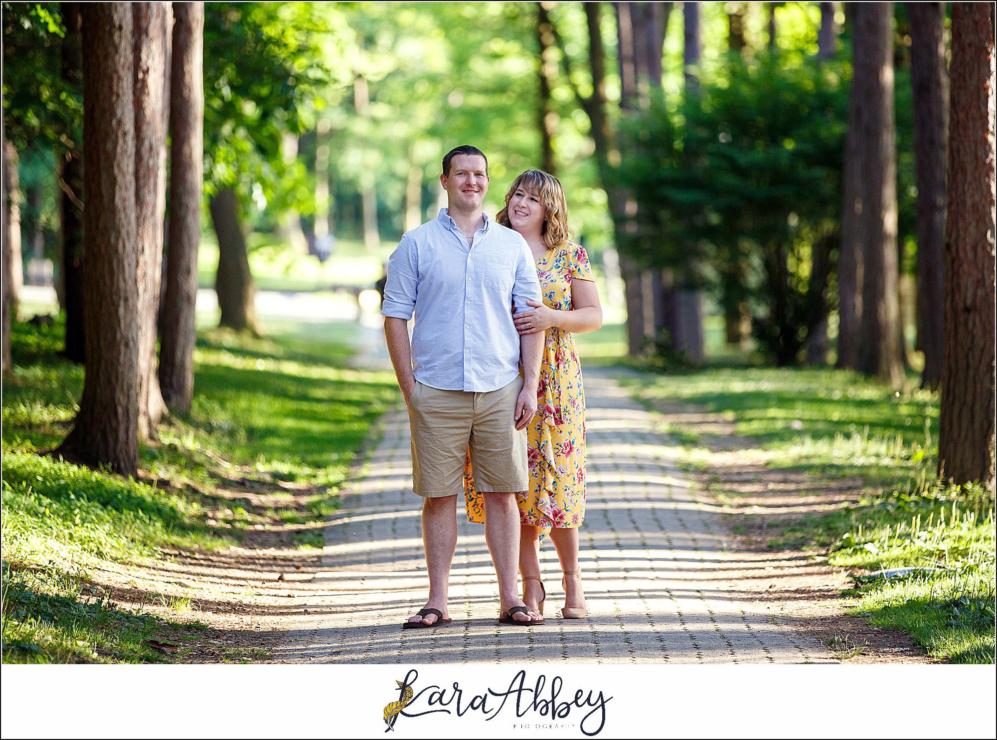 Summer Engagement Photos at Twin Lakes Park in Greensburg PA