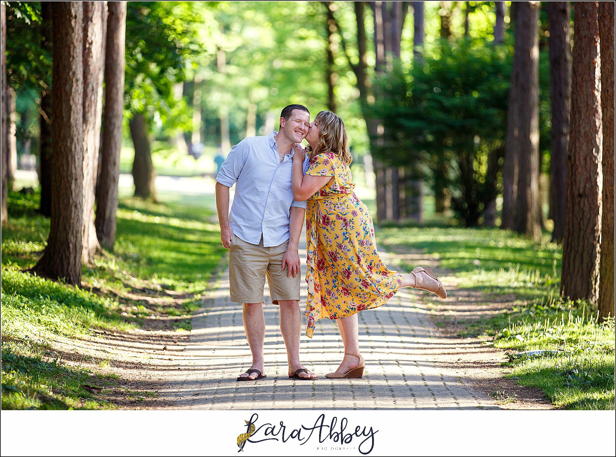 Summer Engagement Photos at Twin Lakes Park in Greensburg PA