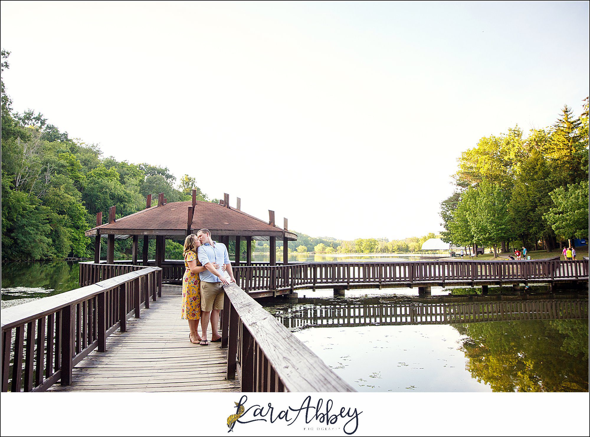 Summer Engagement Photos at Twin Lakes Park in Greensburg PA