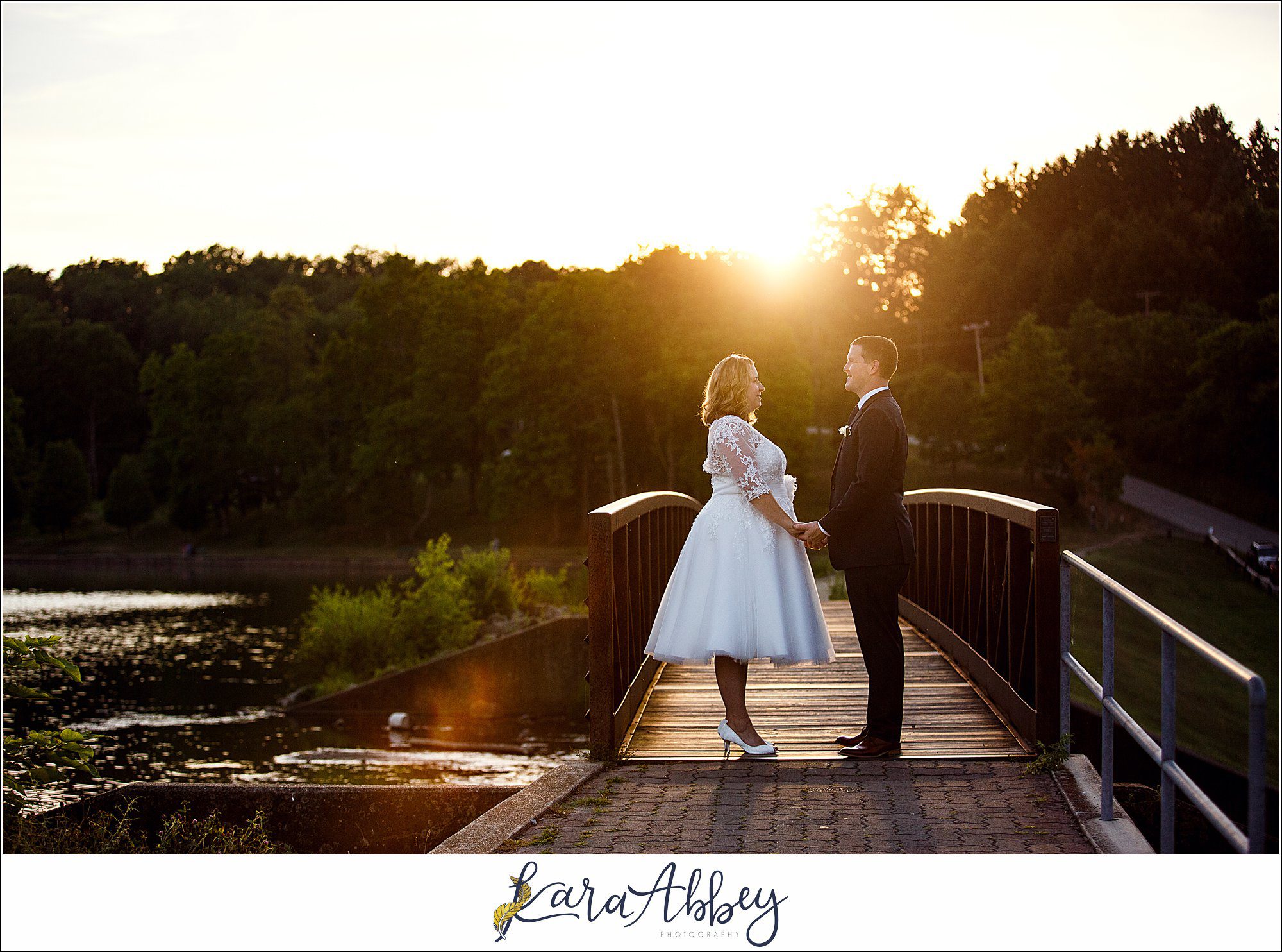 Summer Wedding Photos at Twin Lakes Park in Greensburg PA
