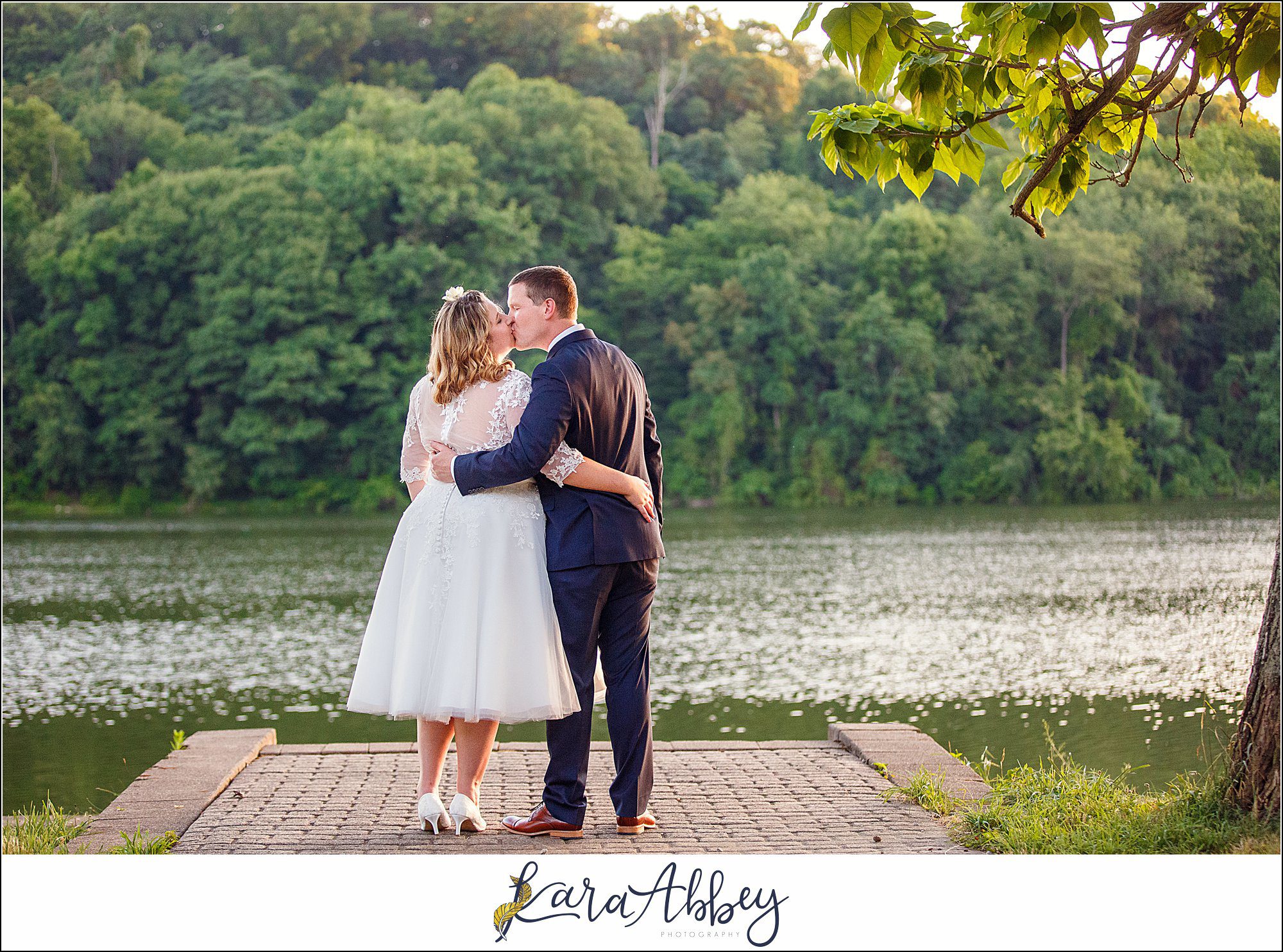 Summer Wedding Photos at Twin Lakes Park in Greensburg PA