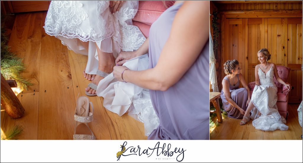 Summer Wedding Celebration at The Gathering Place at Darlington Lake - Bride Getting Ready