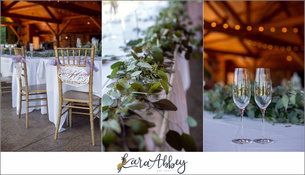 Summer Wedding Celebration at The Gathering Place at Darlington Lake - Reception Decor