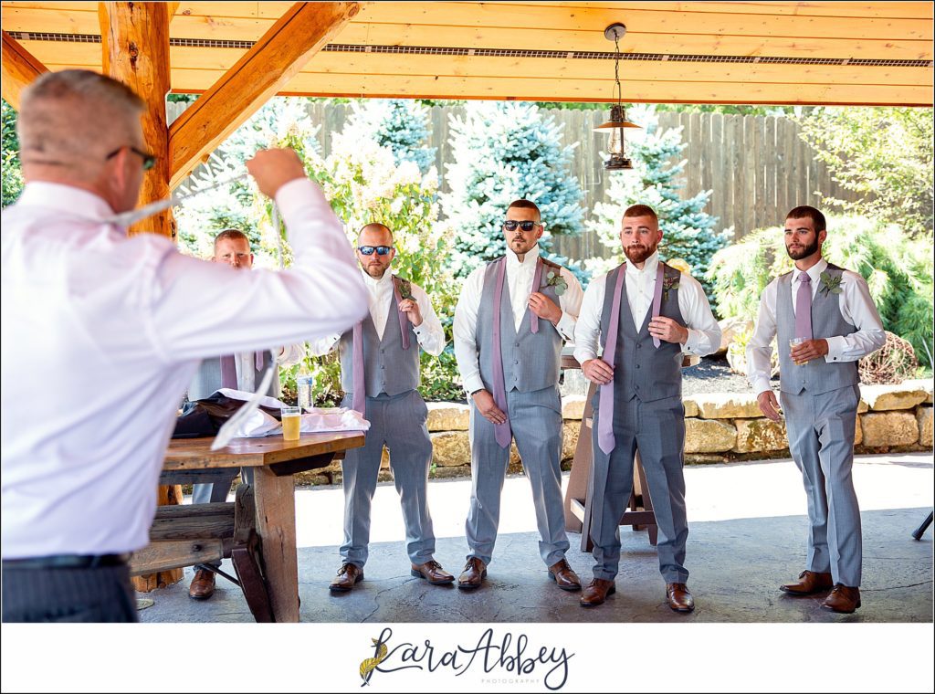 Summer Wedding Celebration at The Gathering Place at Darlington Lake - Groom Getting Ready