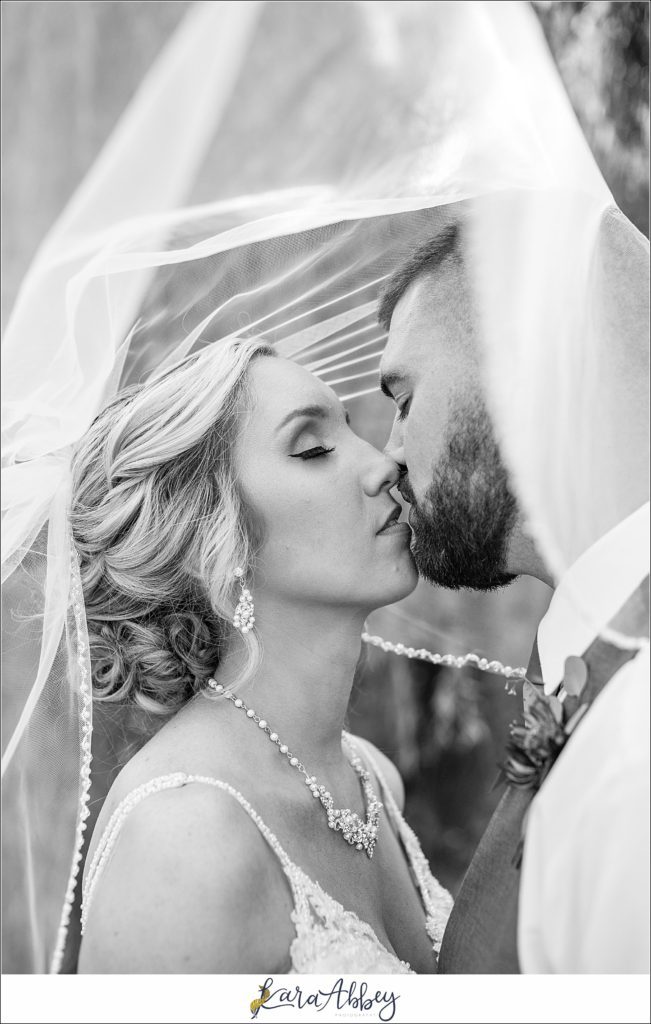 Summer Wedding Celebration at The Gathering Place at Darlington Lake - Post-Ceremony Bride & Groom Portraits