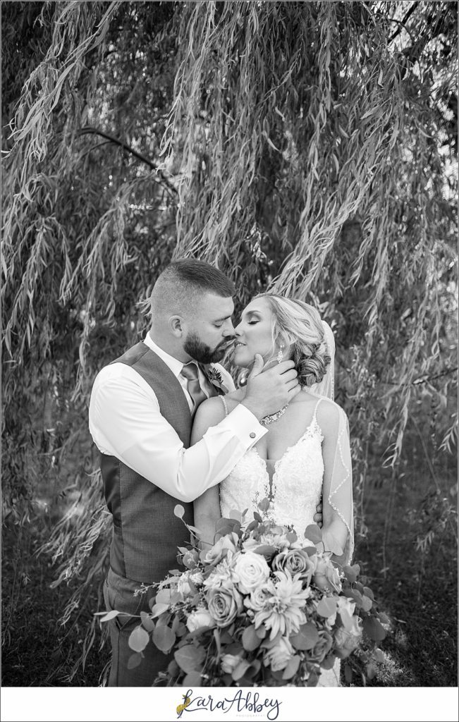 Summer Wedding Celebration at The Gathering Place at Darlington Lake - Post-Ceremony Bride & Groom Portraits