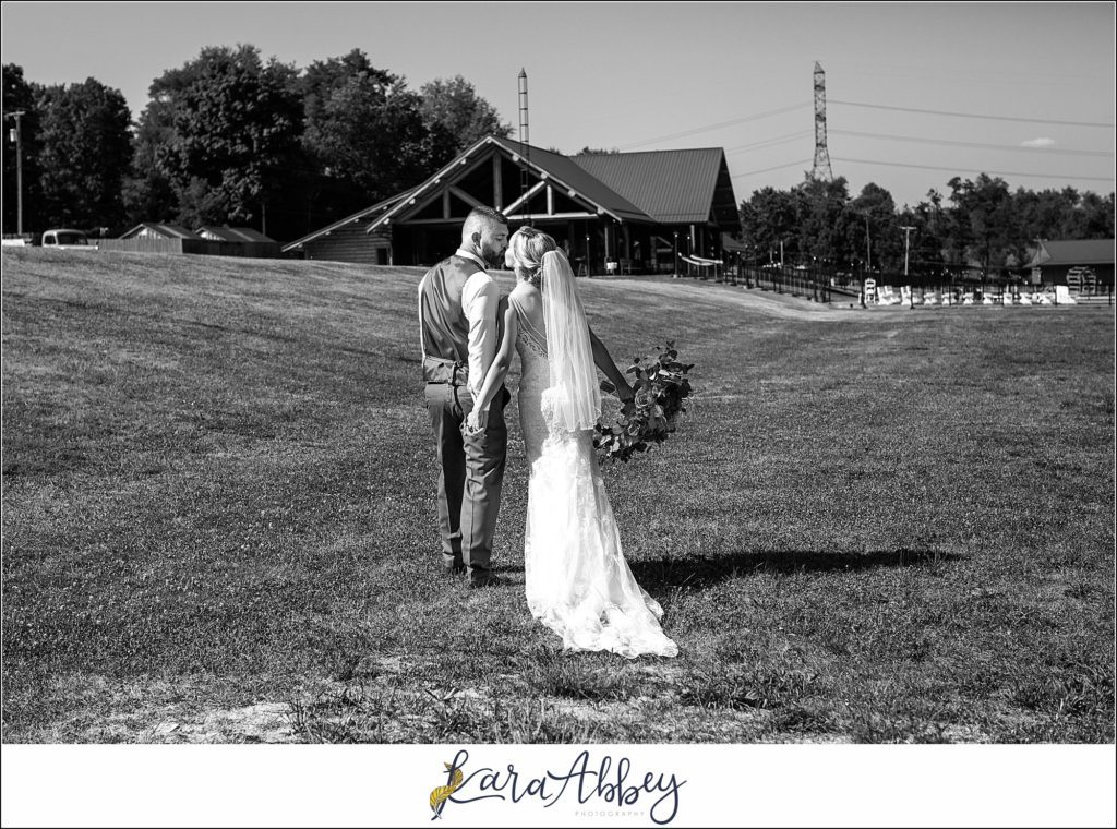 Summer Wedding Celebration at The Gathering Place at Darlington Lake - Post-Ceremony Bride & Groom Portraits