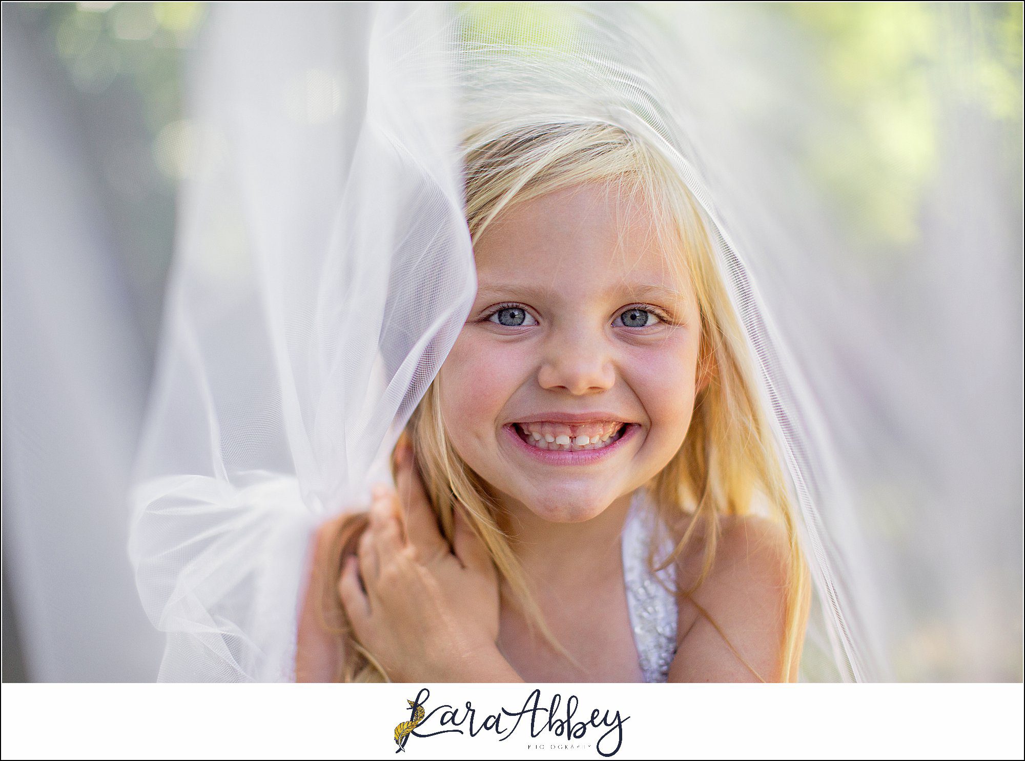 5 Year Old Portraits Dressing Up In Moms Wedding Dress in Irwin PA
