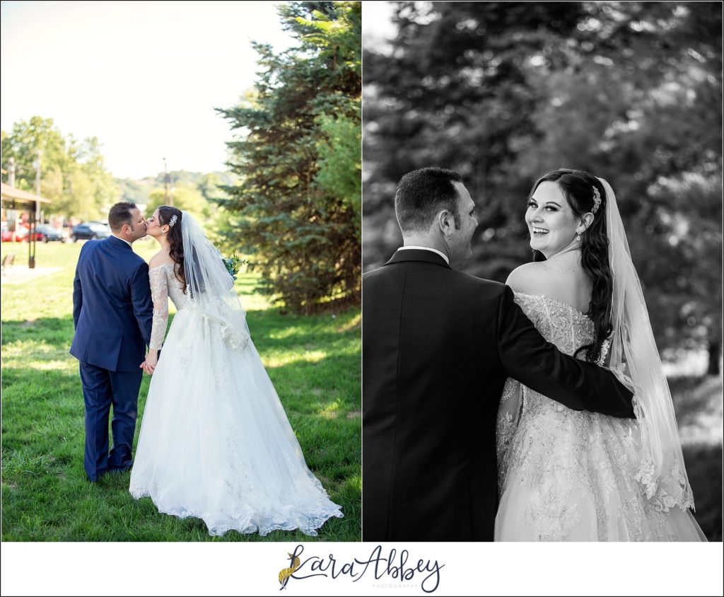 Dusty Blue Summer Wedding Portraits in Verona, PA