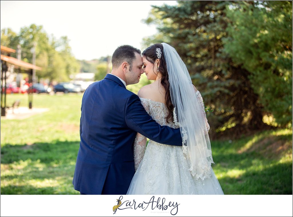 Dusty Blue Summer Wedding Portraits in Verona, PA