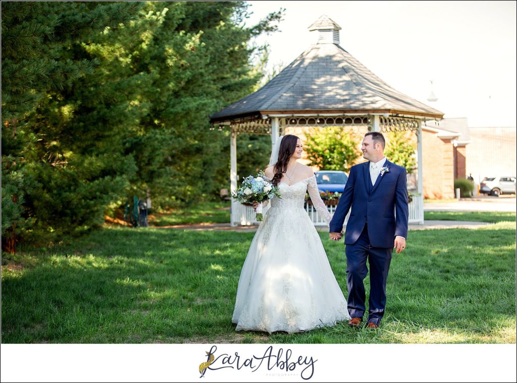 Dusty Blue Summer Wedding Portraits in Verona, PA