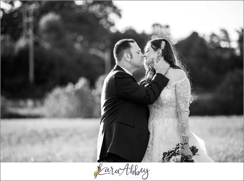 Dusty Blue Summer Wedding Reception at the Pittsburgh Shrine Center in Cheswick, PA