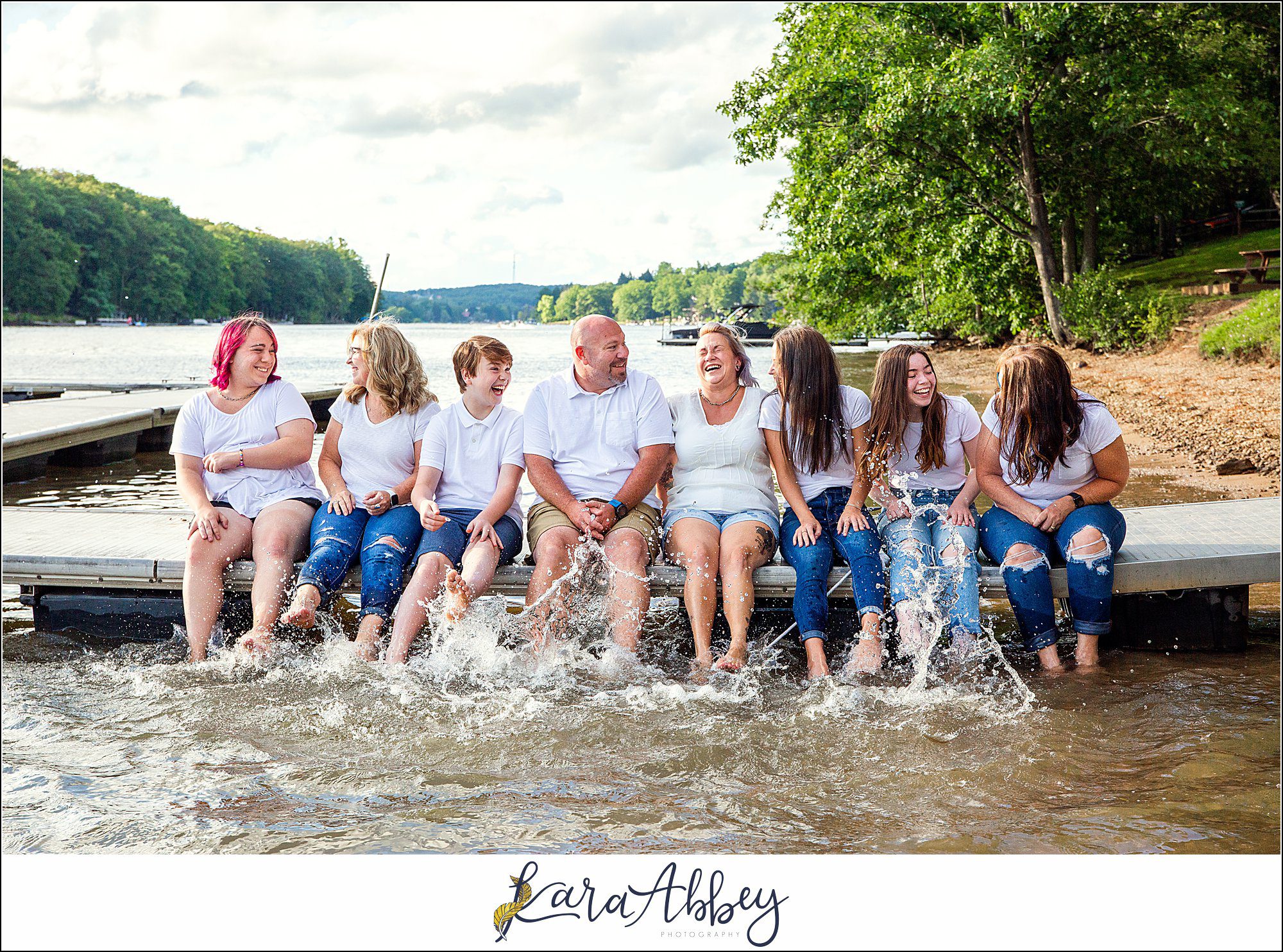 Summer Family Photos at Deep Creek Lake, MD - at Lakewood Resorts