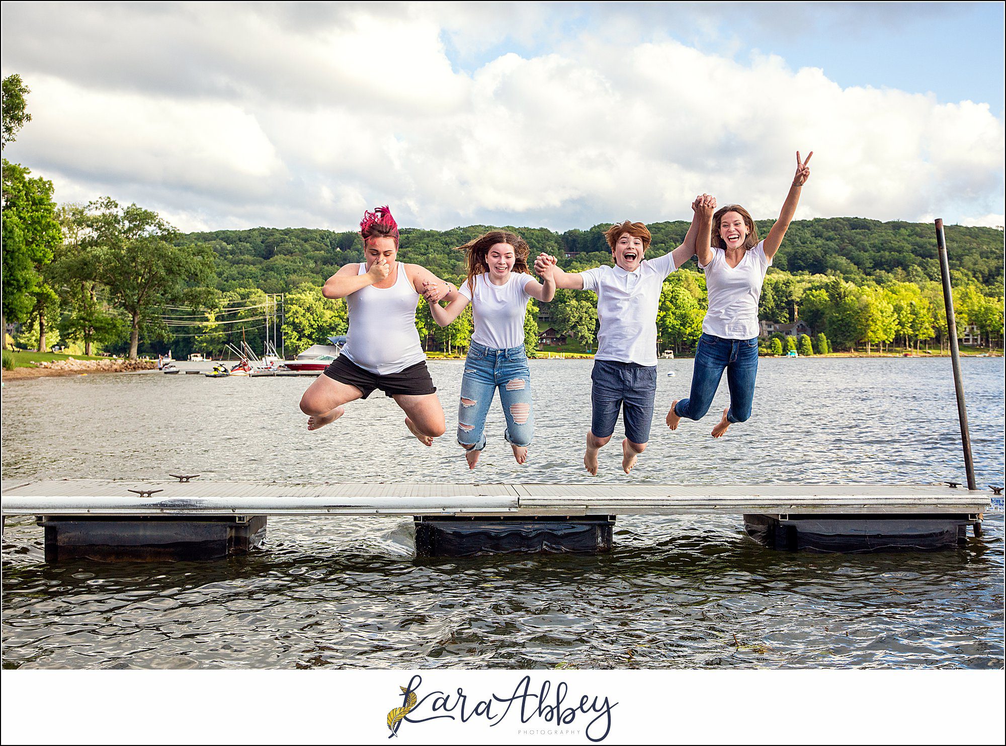 Summer Family Photos at Deep Creek Lake, MD - at Lakewood Resorts