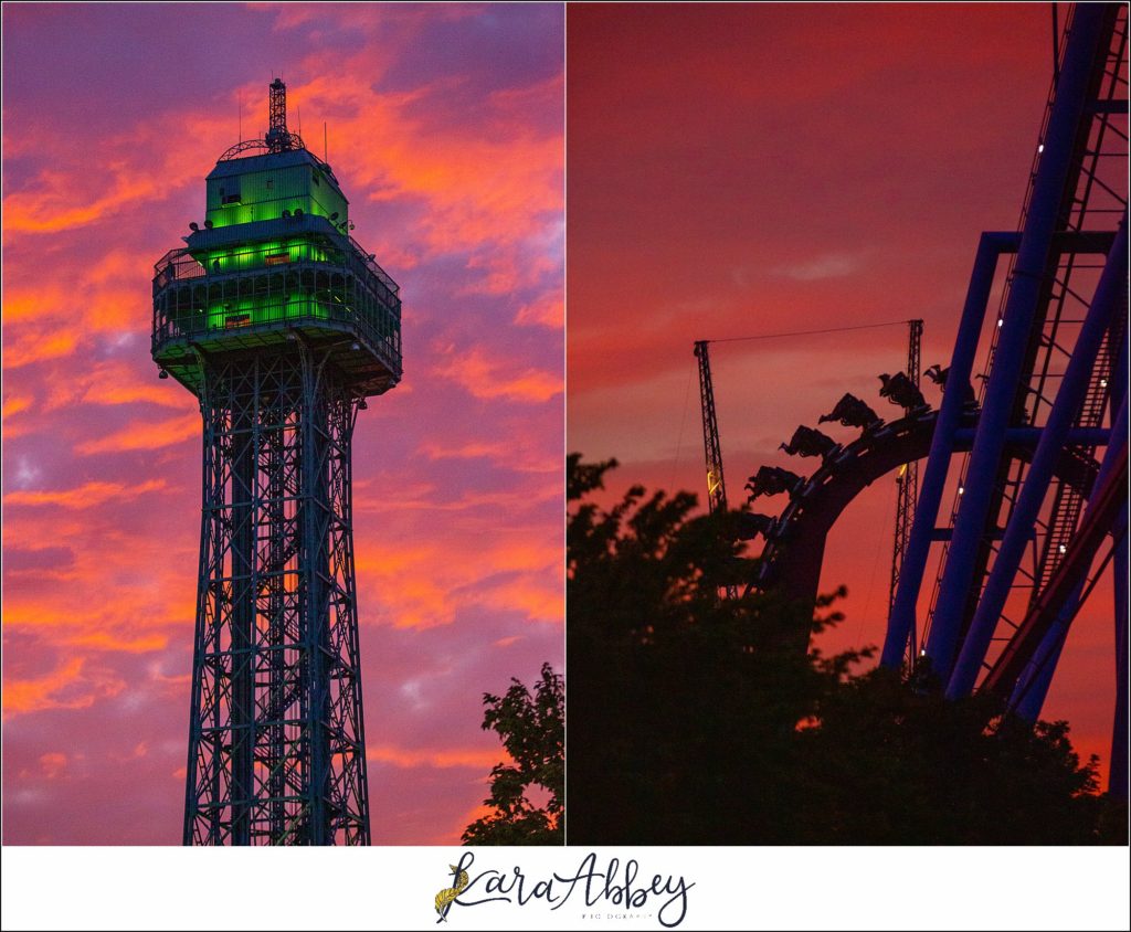 The Adventuring Abbeys - Our Last Roller Coaster Riding Trip of 2020 - Kings Island Epic Sunset