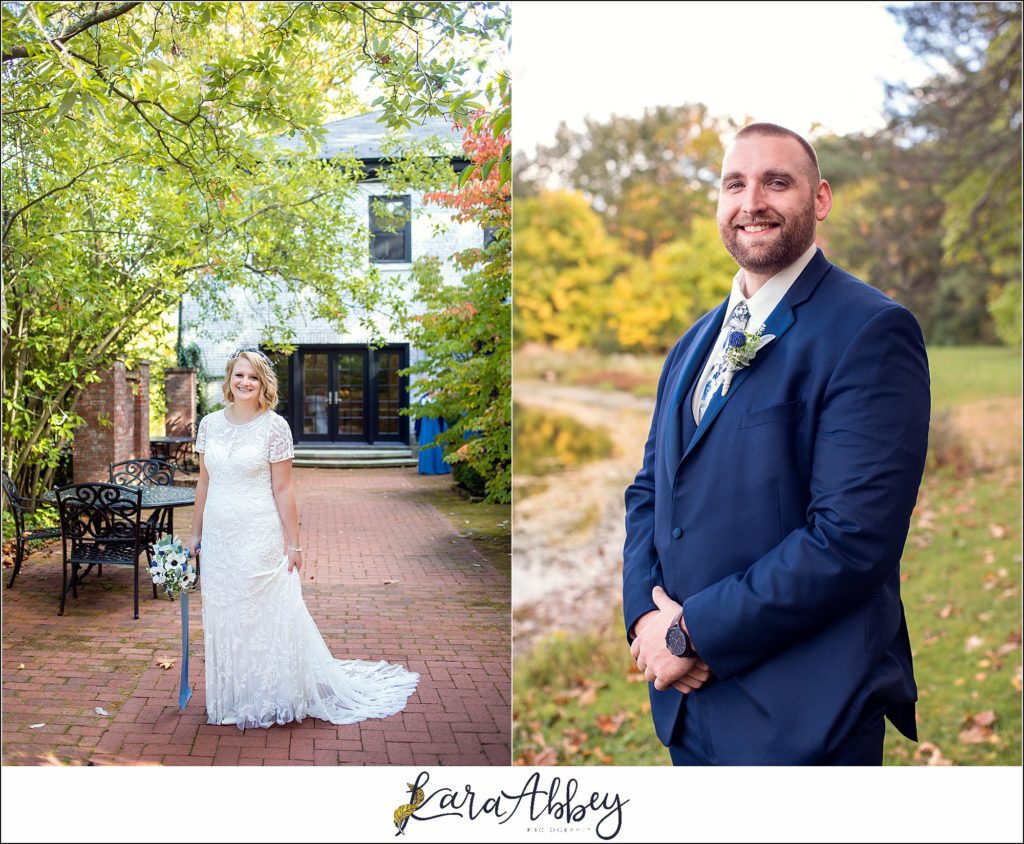 Fall Wedding at Succop Nature Park in Butler, PA Bridal Party Portraits Pre-Ceremony
