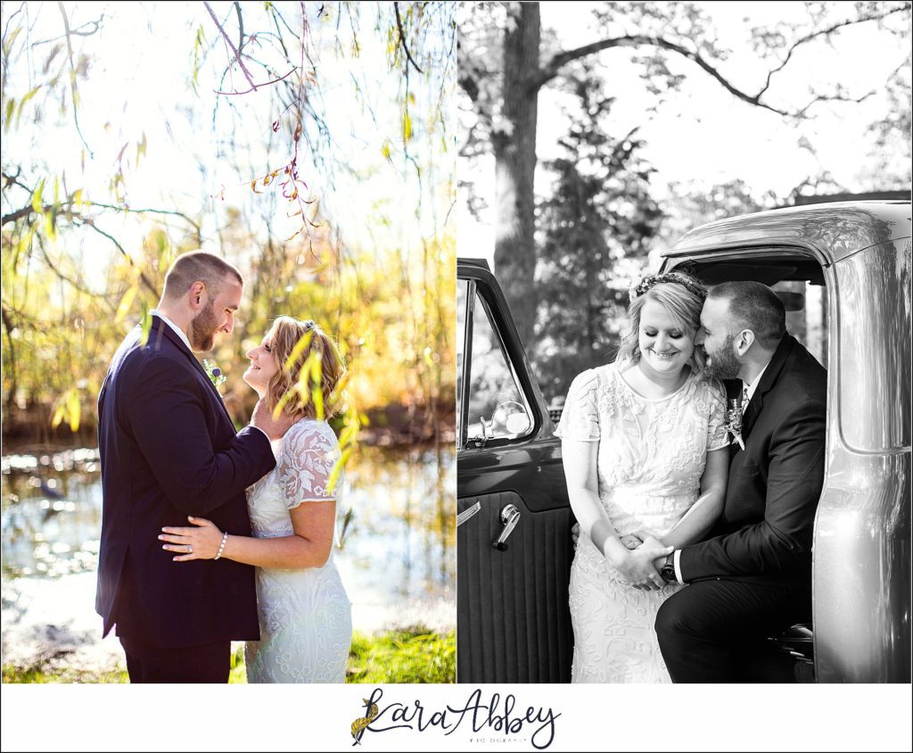 Fall Wedding at Succop Nature Park in Butler, PA Bride & Groom Portraits Post-Ceremony