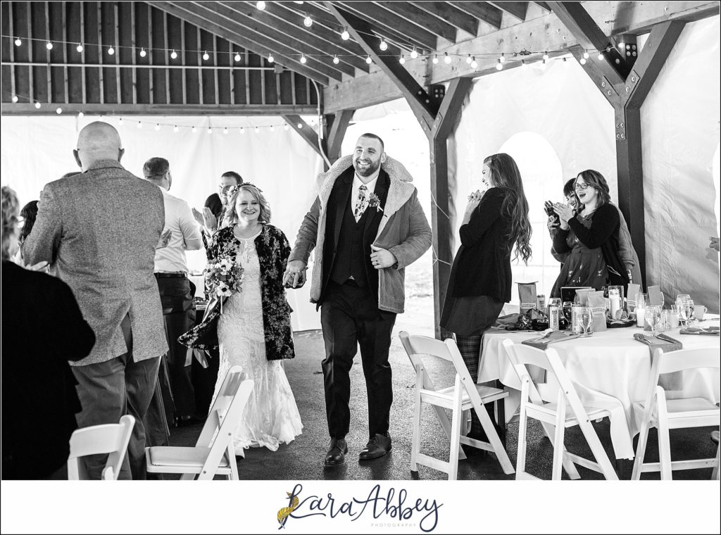 Fall Wedding at Succop Nature Park in Butler, PA Reception Introductions