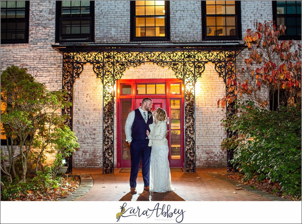 Fall Wedding at Succop Nature Park in Butler, PA Bride & Groom Night Portraits