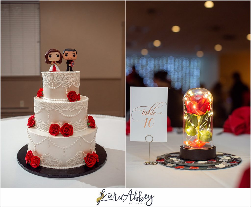 Disney-Themed Fall Wedding at Celebrations Bar Banquet and Grill in Imperial PA Reception Details