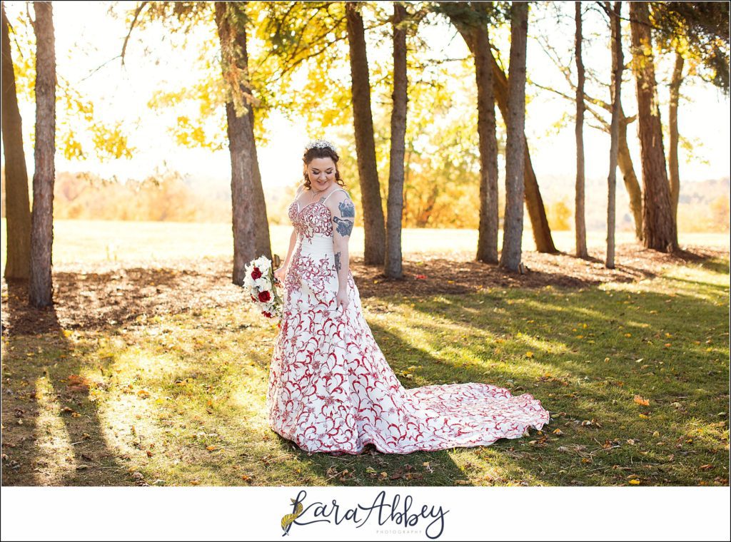 Disney-Themed Fall Wedding at Celebrations Bar Banquet and Grill in Imperial PA Golden Hour Bridal Party Portraits
