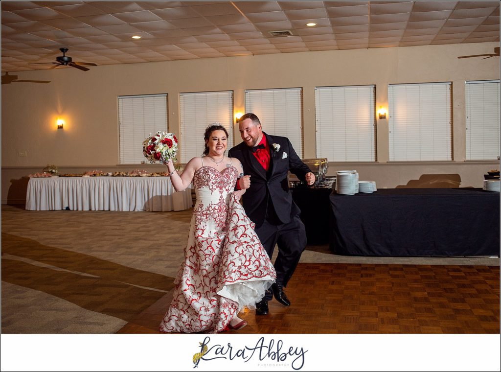 Disney-Themed Fall Wedding at Celebrations Bar Banquet and Grill in Imperial PA Reception Introductions