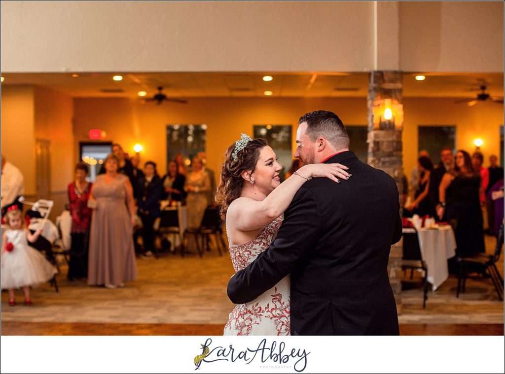 Disney-Themed Fall Wedding at Celebrations Bar Banquet and Grill in Imperial PA Reception First Dance