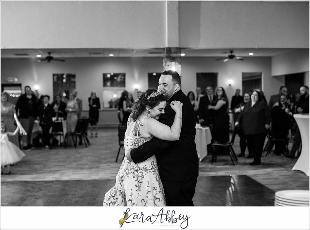 Disney-Themed Fall Wedding at Celebrations Bar Banquet and Grill in Imperial PA Reception First Dance