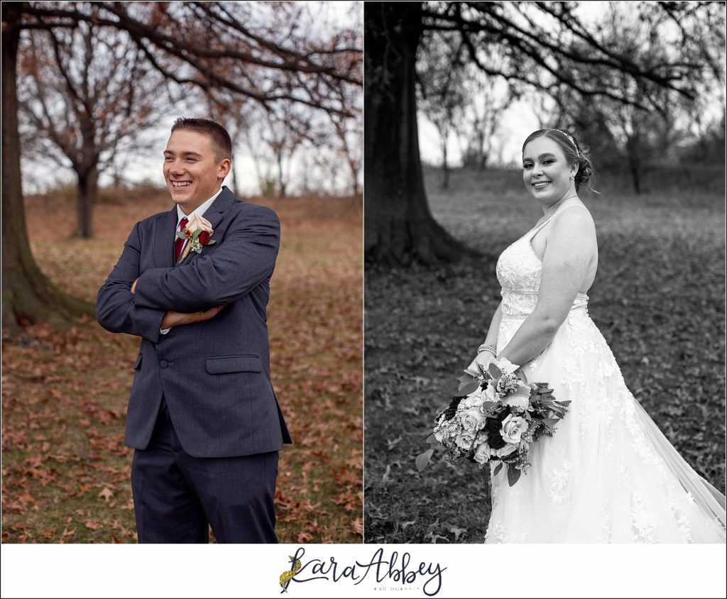 Cranberry Fall Wedding Portraits at Jacobs Creek Park in Mt. Pleasant, PA