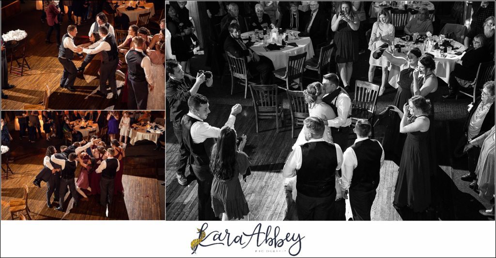 Cranberry Fall Wedding at Bell's Banquets in Mt. Pleasant - Reception Dollar Dance