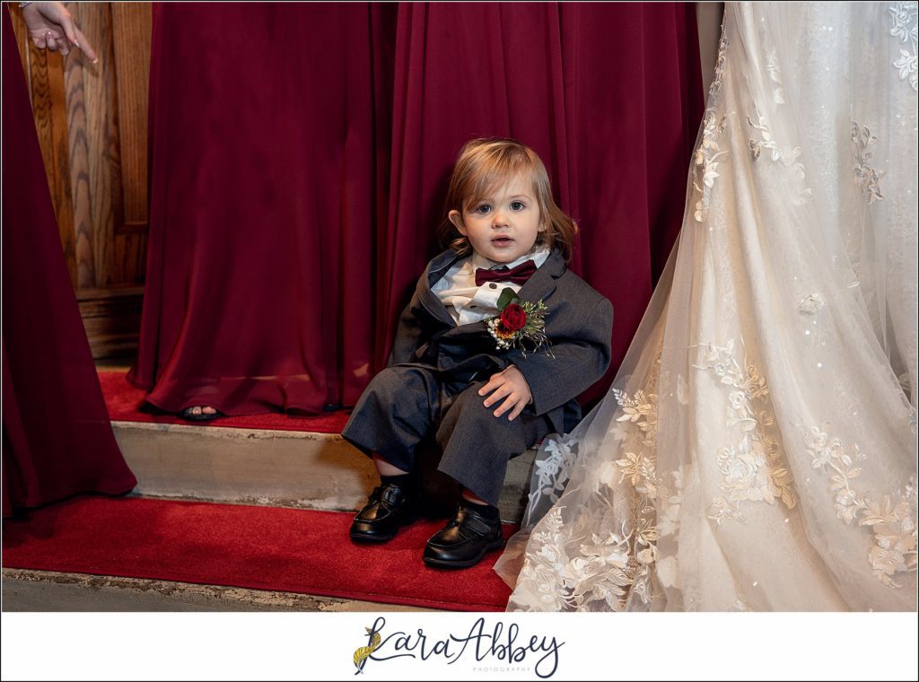 Cranberry Fall Wedding Portraits at Historic Church of St. Peter in Brownsville, PA