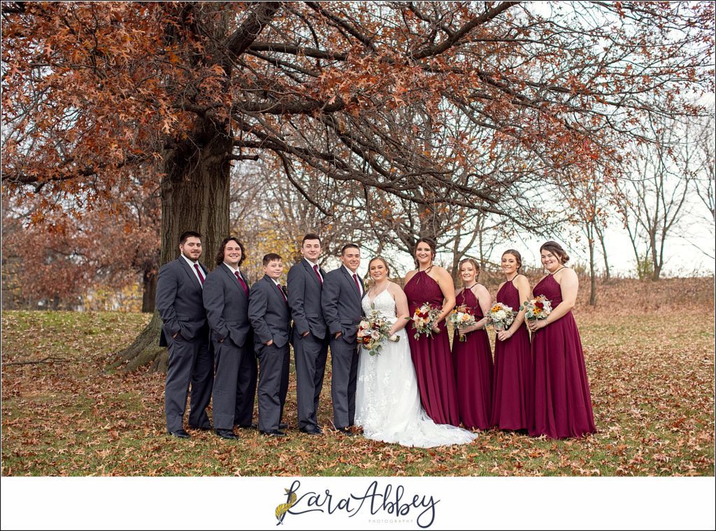 Cranberry Fall Wedding Portraits at Jacobs Creek Park in Mt. Pleasant, PA