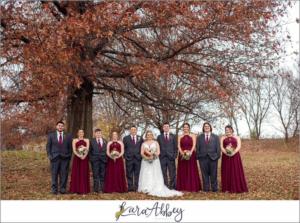 Cranberry Fall Wedding Portraits at Jacobs Creek Park in Mt. Pleasant, PA