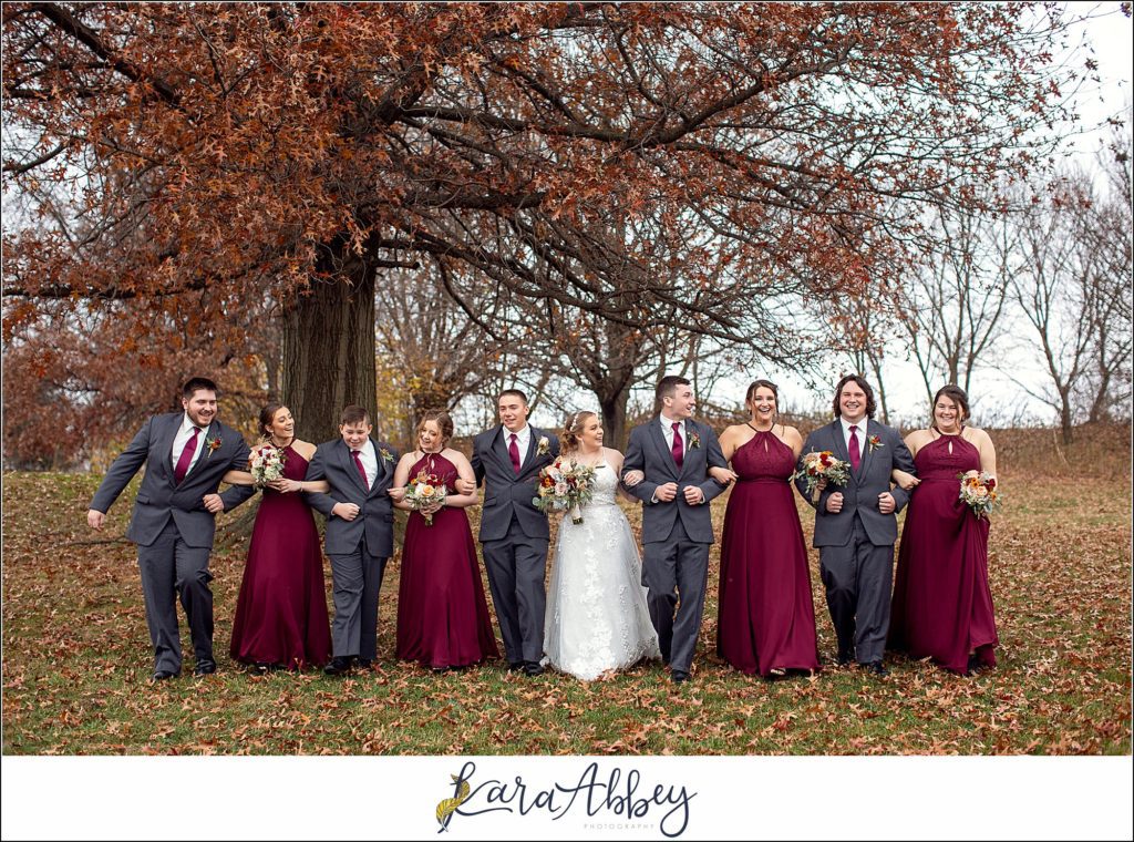 Cranberry Fall Wedding Portraits at Jacobs Creek Park in Mt. Pleasant, PA