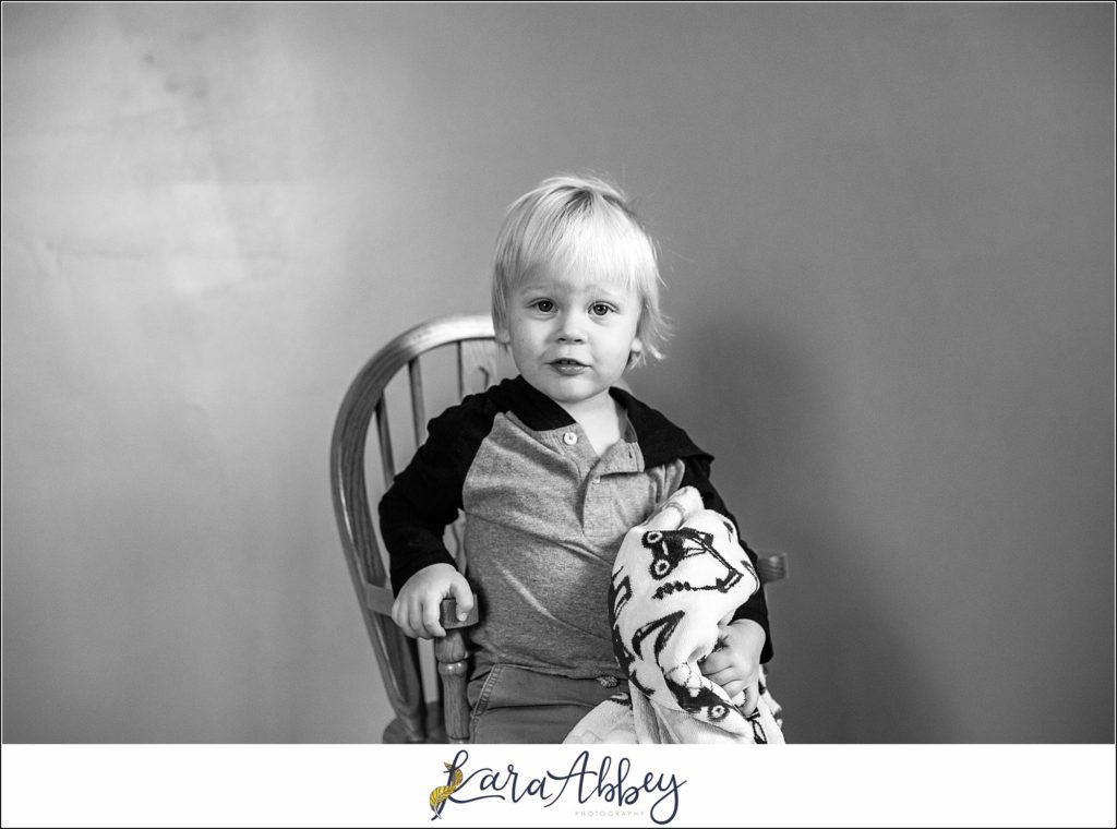 Leander Roxas 2 Year Old Portraits against Blue Wall in Irwin PA