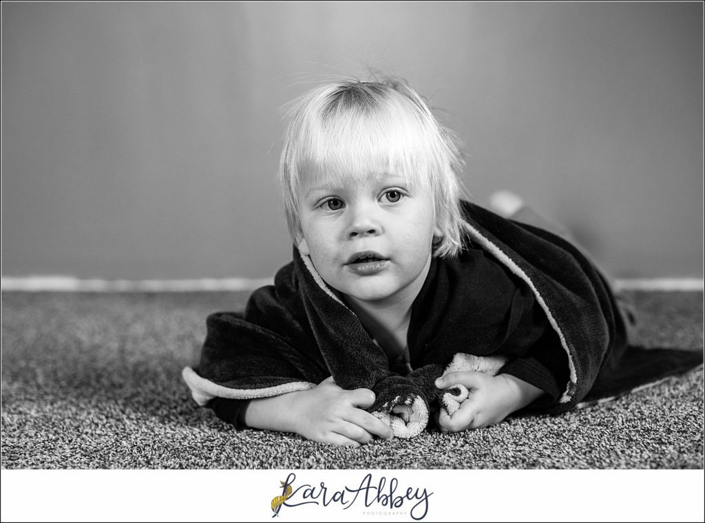 Leander Roxas 2 Year Old Portraits against Blue Wall in Irwin PA