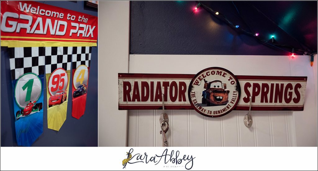 2 Year Old Cars Lightning McQueen Birthday Party at Home in Irwin PA