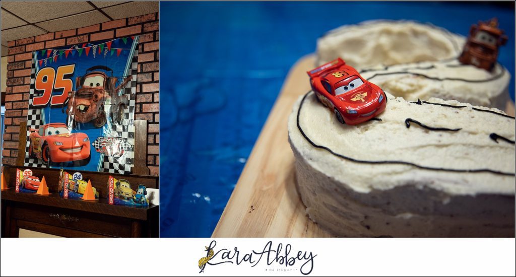 2 Year Old Cars Lightning McQueen Birthday Party at Home in Irwin PA