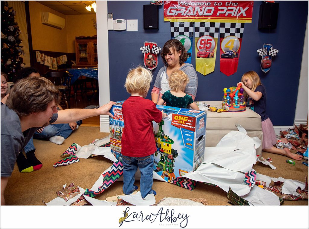 2 Year Old Cars Lightning McQueen Birthday Party at Home in Irwin PA